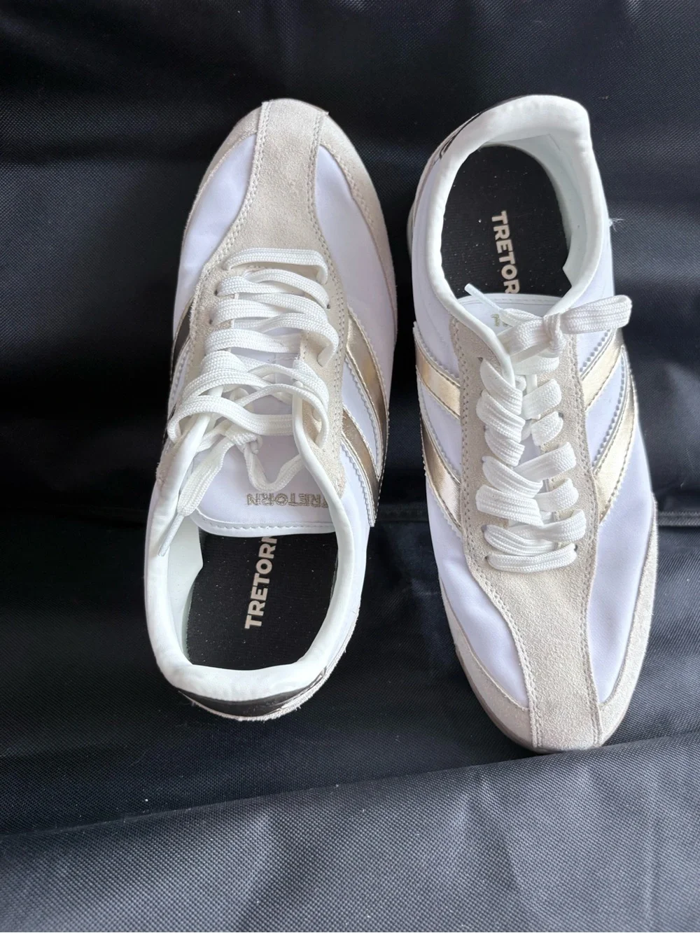 Tretorn White and Beige Classic Runner